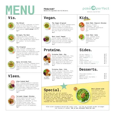 Bekijk menu Poké Perfect Schiphol