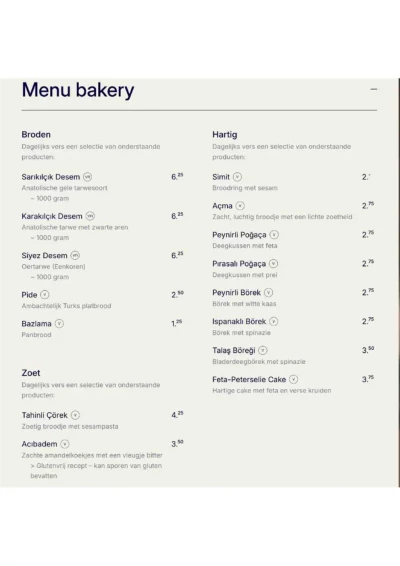 Bekijk menu O - Anatolian Café