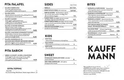 Bekijk menu Bar Kauffmann