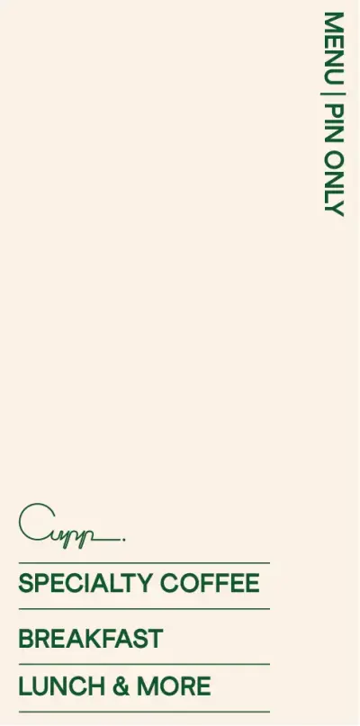 View menu Cupp - Burgemeester Reigerstraat