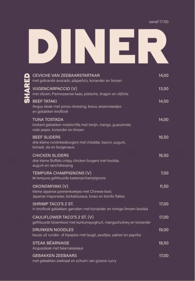 Bekijk menu Westerweelde