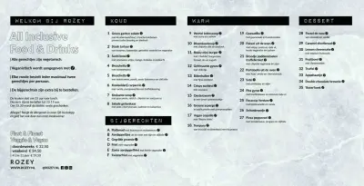 View menu Rozey Alkmaar