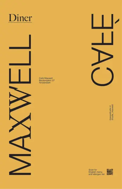 Bekijk menu Maxwell