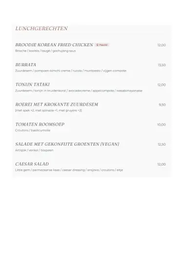 View menu Venster 33