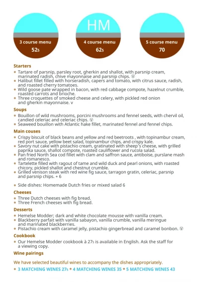View menu Hemelse Modder
