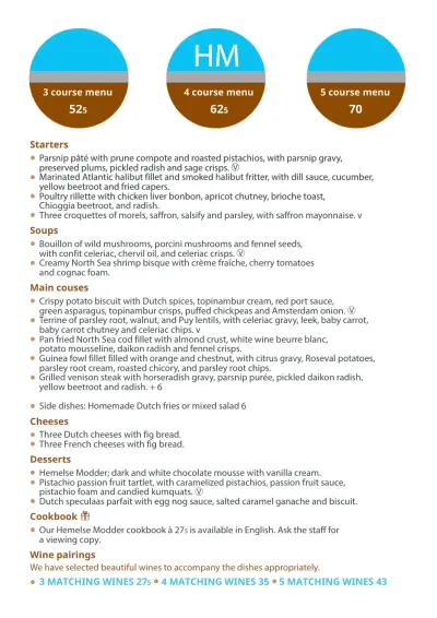 View menu Hemelse Modder