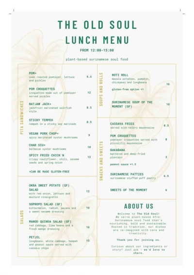 View menu The Old Soul