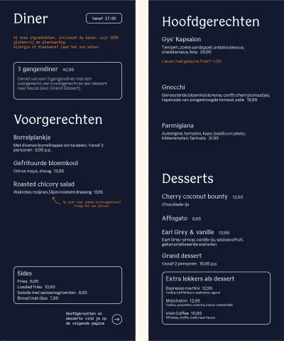 Bekijk menu Gys - Voorstraat