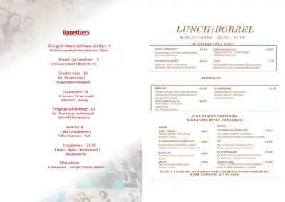 View menu Gastrobar Hartig