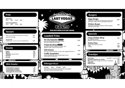 Bekijk menu Last Vegas