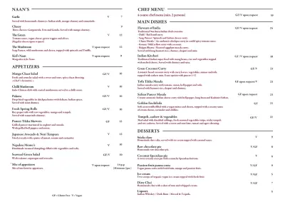 Bekijk menu Golden Temple