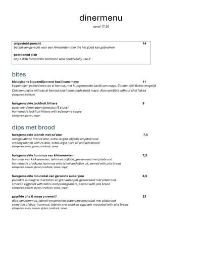 View menu De VerbroederIJ
