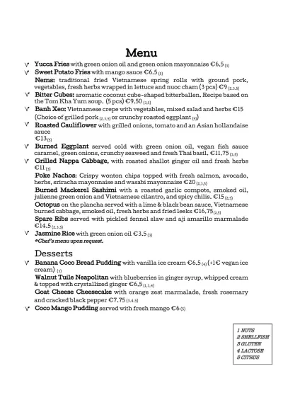 View menu Papa Thang