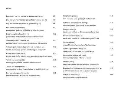 Bekijk menu Klaar Gemaakt