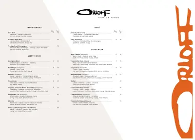 Bekijk menu Orloff aan de kade