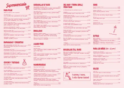 Bekijk menu Supermercado
