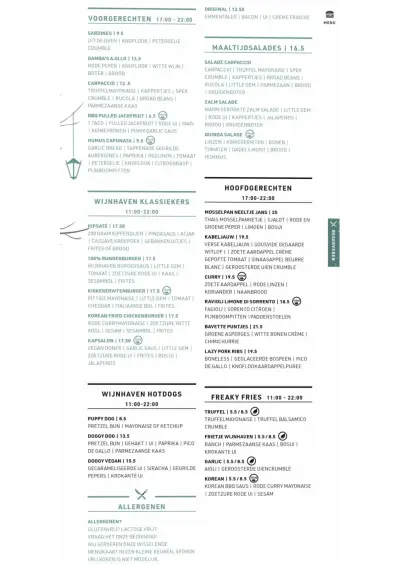 Bekijk menu Café de Wijnhaven
