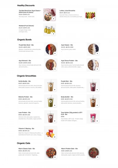 View menu Juice Brothers - Centrum