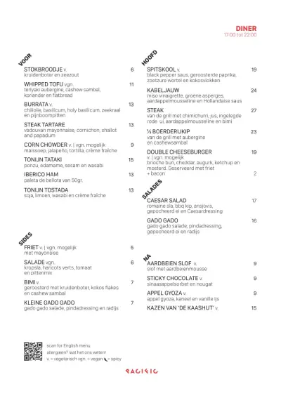 Bekijk menu Pacific