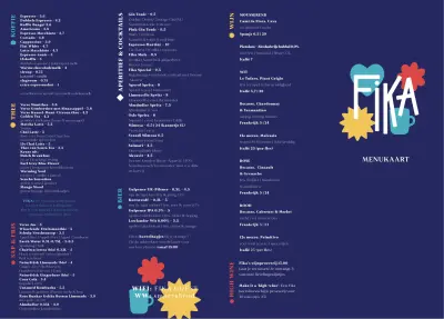 View menu Fika