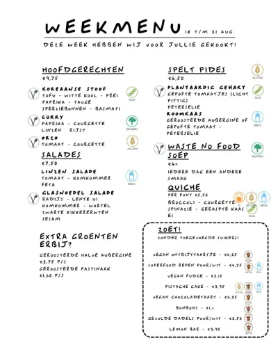 Bekijk menu Food-Atelier