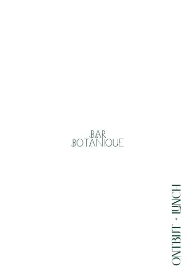 View menu Bar Botanique