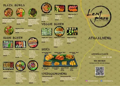 Bekijk menu Restaurant Lent Plaza