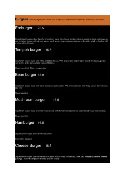 Bekijk menu Restaurant Wally