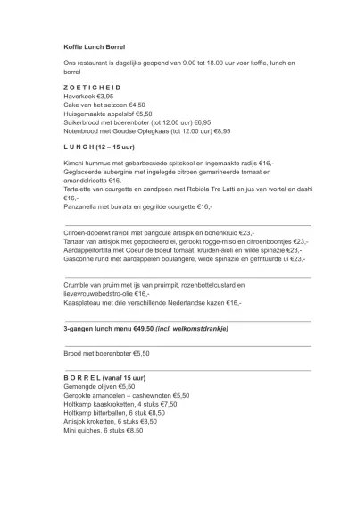 Bekijk menu Restaurant Merkelbach