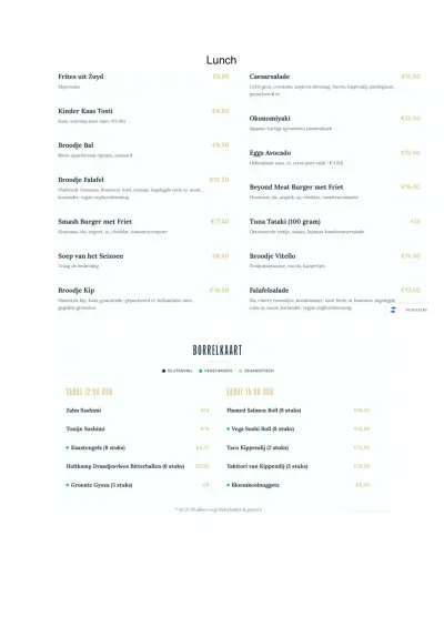 Bekijk menu BAR HOUT