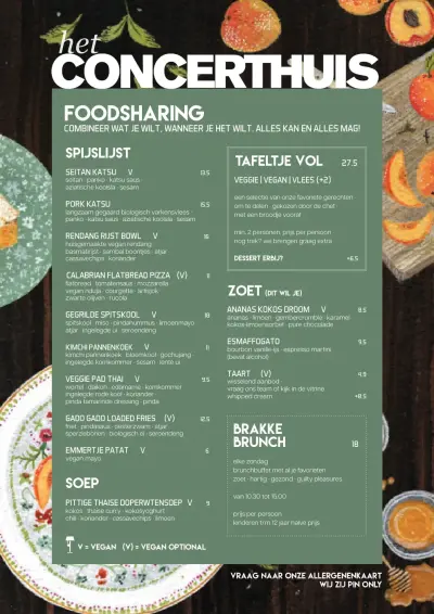 View menu Het Concerthuis