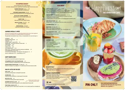 Bekijk menu The Happiness Cafe - Eindhoven