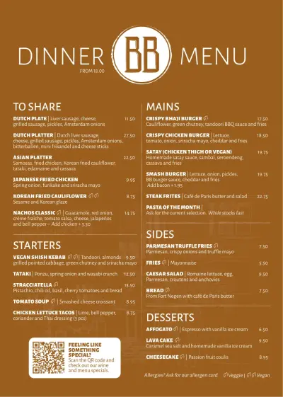 Bekijk menu Bar Baarsch