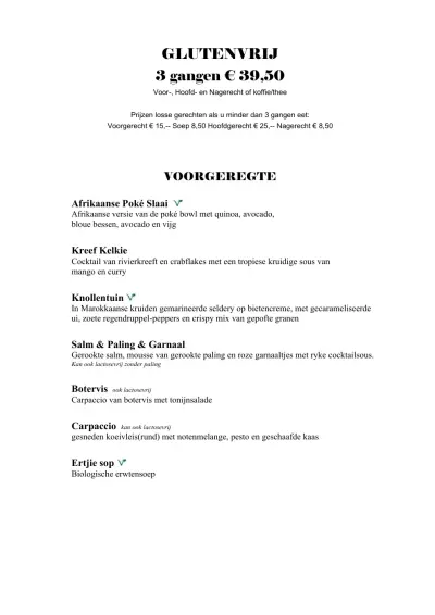 Bekijk menu Restaurant AAP