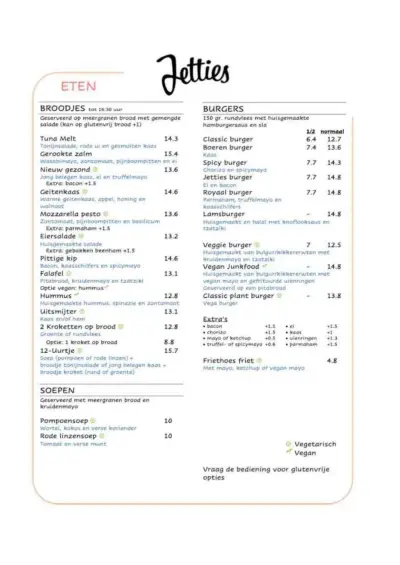 Bekijk menu Jetties