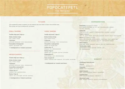 View menu Popocatepetl - Rotterdam