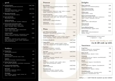 View menu Goed Proeven