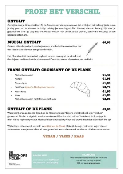 View menu Bisschopsmolen
