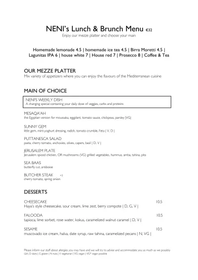 View menu Neni
