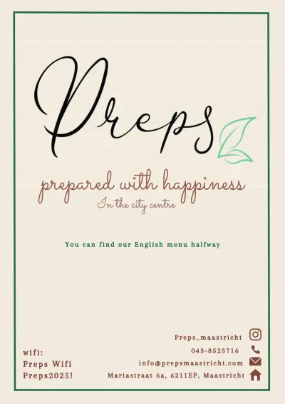 Bekijk menu Preps