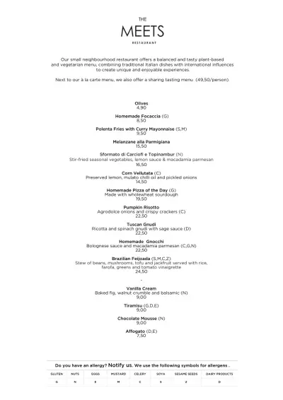 View menu The Meets