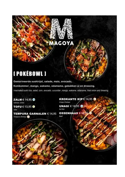 Bekijk menu Magoya