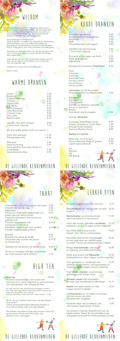 Bekijk menu De Gillende Keukenmeiden