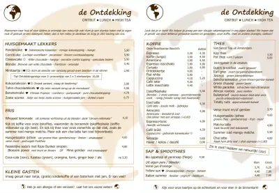View menu De Ontdekking