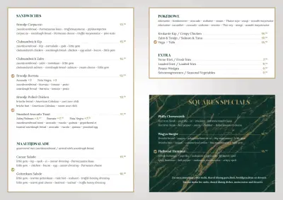 View menu Square '47 Rotterdam